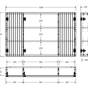 Bayview 1200 Combination Cabinet