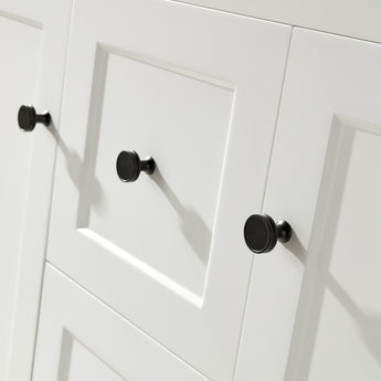 Harrington Floor Vanity Matte White 1200mm, CH124RL-MW