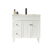 Harrington Floor Vanity Matte White 900mm, CH94LL-MW