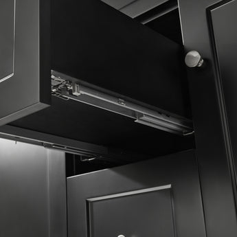 Harrington Floor Vanity Matte Black 1200mm, CH124DL-MB