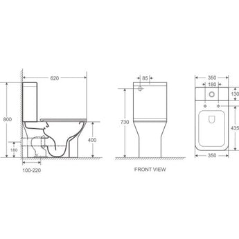 Aria Back-to-Wall Toilet Suite