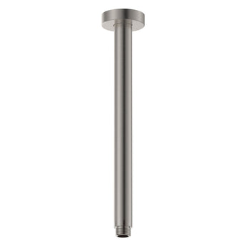 Round Shower Dropper, 300mm, Brushed Nickel