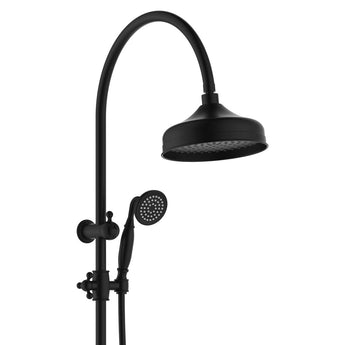 Lillian Twin Shower, Matte Black