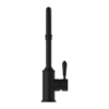 YORK KITCHEN MIXER GOOSENECK SPOUT WITH METAL LEVER, MATTE BLACK