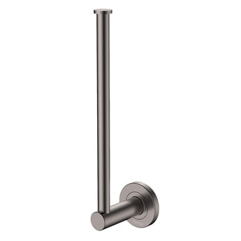 Kaya Hand Towel Rail / Toilet Roll Holder, Gun Metal