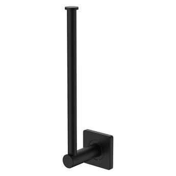 Sansa Hand Towel Rail / Toilet Roll Holder, Matte Black