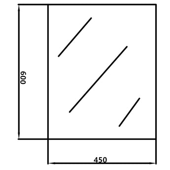 Bevel Edge Plain Mirror, BM4560