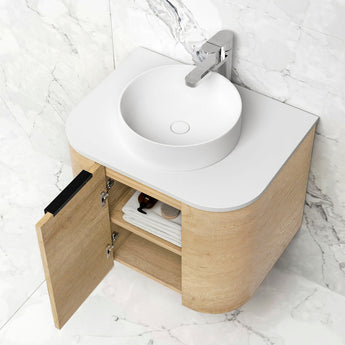 White Gloss Round Basin
