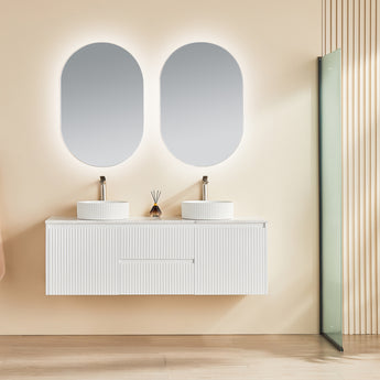 Brindabella Wall Hung Vanity Matte White 1500mm