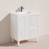 Brighton Floor Standing Vanity Matte White 750mm, CB74RL-MW