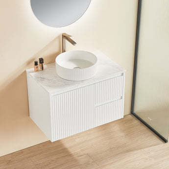 Brindabella Wall Hung Vanity Matte White 750mm