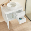 Brindabella Wall Hung Vanity Matte White 750mm