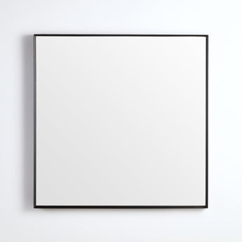 Qubist Framed Square Mirror, KS7575F-MB