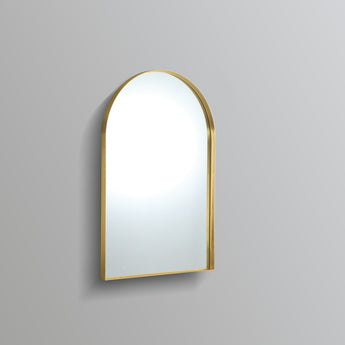 Oliva Arch Yellow Gold Frame Mirror, KAR6090F-BG