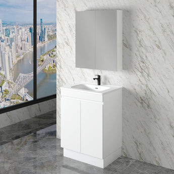 Noah 600mm Space Saver Vanity with Polyurethane Cabinet