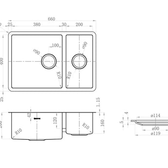 ARTE SINK 66D 660X450X200
