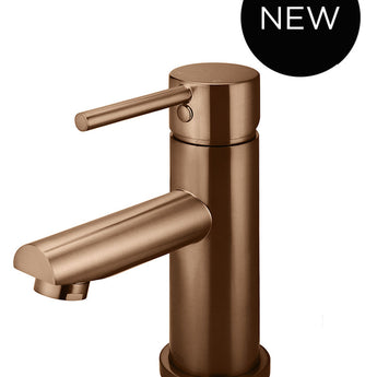 ROUND BASIN MIXER, LUSTRE BRONZE