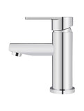 ROUND PADDLE BASIN MIXER, POLISHED CHROME