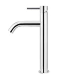 PICCOLA TALL BASIN MIXER TAP WITH 130MM SPOUT, POLISHED CHROME