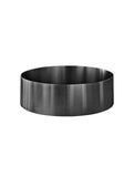 LAVELLO ROUND STEEL BATHROOM BASIN, PVD SHADOW