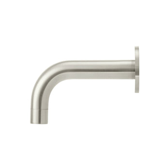 Universal Round Curved Spout, Brushed Nickel