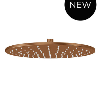 ROUND SHOWER ROSE 300MM, LUSTRE BRONZE