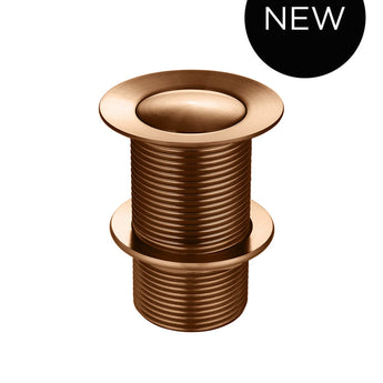 BASIN POP UP WASTE 32MM - NO OVERFLOW / UNSLOTTED, LUSTRE BRONZE