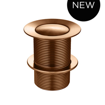 40MM POP UP WASTE - NO OVERFLOW / UNSLOTTED, LUSTRE BRONZE