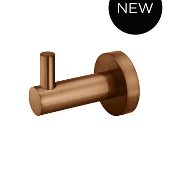 ROUND ROBE HOOK, LUSTRE BRONZE