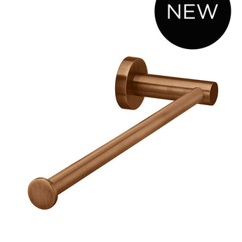 ROUND GUEST TOWEL RAIL, LUSTRE BRONZE