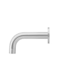 Universal Round Curved Spout 130mm - Chrome