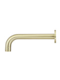 UNIVERSAL ROUND CURVED SPOUT, BRUSHED GOLD