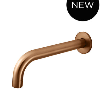 UNIVERSAL ROUND CURVED SPOUT, LUSTRE BRONZE