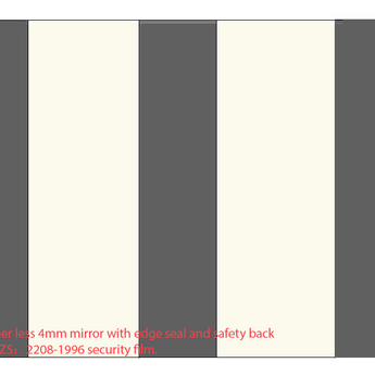 Bevel Edge Plain Mirror, BM1290