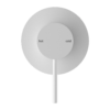Nero Mecca Shower Mixer 80mm Plate, Matte White