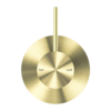 Nero Mecca Shower Mixer 80mm Plate, Brushed Gold