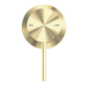 Nero Mecca Shower Mixer 60mm Plate, Brushed Gold