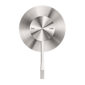 OPAL SHOWER MIXER 80MM PLATE BRUSHED NICKEL