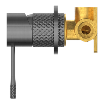 OPAL SHOWER MIXER 60MM PLATE GRAPHITE