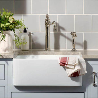 Chelsea Fireclay farmhouse sink, FCS600GW