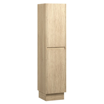 Edge Scandi Oak Tallboy On Kickboard