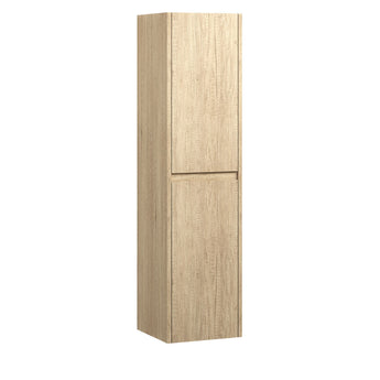 Edge Scandi Oak Wall-Hung Tallboy