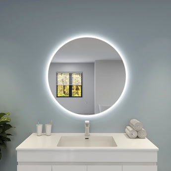 Round LED Backlit Mirror, UL900BM-AC