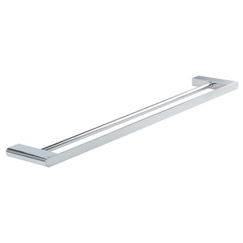 ZEVIO DOUBLE TOWEL RAIL 600MM CHROME