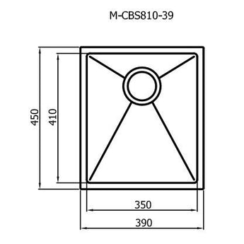 AXON SINK 39S 390X450X220