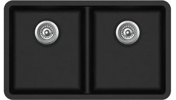 GRANITE SINK BLACK DOUBLE 810X480