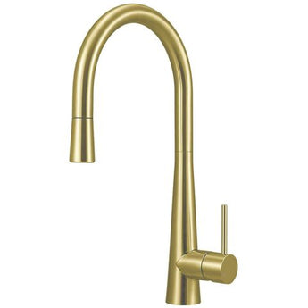 PULL OUT SINK MIIXER 420 BRUSHED GOLD