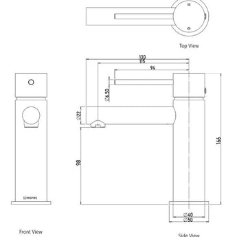 ROUL BASIN MIXER CHROME