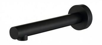 Roul Matte Black Bath Spout Round