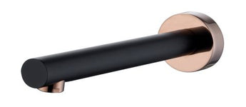 ROUL BATH SPOUT MATTE BLACK ROSE GOLD